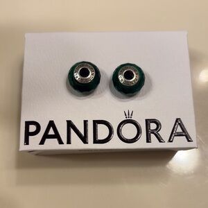 Pandora Emerald Green Charm Set